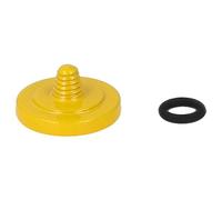 vhbw Disparador Compatible con Minolta SR-7, XD7 cámara - Botón ergonómico de Recambio, Metal, Amarillo
