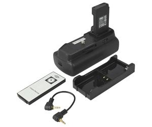 vhbw Empuñadura de batería Incl. LP-E10 Adaptador de batería para cámaras Compatible con Canon EOS 1100D, EOS 1200D, EOS 1300D