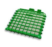 vhbw Filtro compatible con Rowenta RO4323FA411, RO4323IA410, RO4323R1410, RO4323R1411, RO434101410 aspiradora - filtro Hepa verde blanco