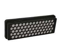 vhbw Filtro compatible con Samsung VCJG08RH, VCJG08QH, VCJG08SV, VCJG08RV, VCJG08TV aspiradora - filtro de escape HEPA negro blanco