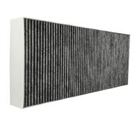 vhbw Filtro de carbón activado compatible con Bosch DBB97AM60, DBB67AM60, DFR067A52, DFM064A50, DFL064A50 campanas cocina - 46 x 19,1 x 5 cm