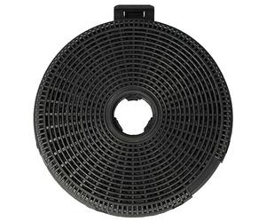 vhbw Filtro de carbón activado reemplaza 40078254, 61801236, 61801262, D1C, D4C, ZUB 881 para campanas cocina - 20 cm
