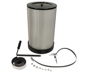vhbw Filtro de polvo fino compatible con Metabo SPA 1700 D, 1200 sistema de extracción - Cartucho de filtro de polvo fino con cepillo de limpieza