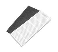 vhbw Filtro fino compatible con Ecovacs Deebot DM 82, DM 82e, M82, M82e robot aspiradora - Filtro de aire, negro/blanco
