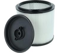 vhbw Filtro plisado compatible con Einhell TE-VC 2025 SACL EX CH, 2025 SACL, 2025 SACL EX ARG aspiradora en seco y húmedo - negro blanco