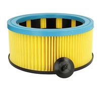 vhbw Filtro plisado compatible con Stier SNT-32 Premium, SNT-20 Premium aspiradora en seco y húmedo - azul amarillo