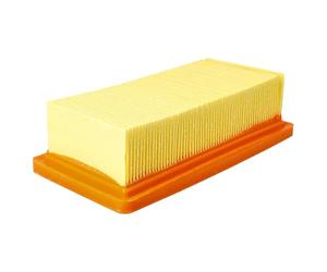 vhbw Filtro plisado plano compatible con Kärcher AD 3.200, AD 3.000, AD3, AD 3 Premium Fireplace, AD4, AD 4 Premium aspiradora en seco - Elemento filtrante