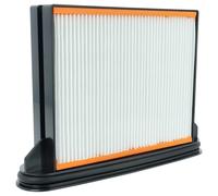 vhbw Filtro plisado plano F8 compatible con Berner BWDVC Top Permanent, Top Perm, Perm M BG aspiradora industrial - Elemento filtrante