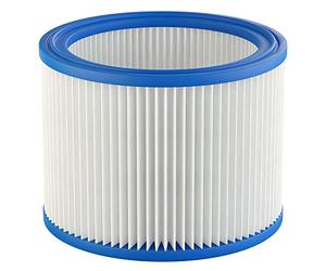 vhbw Filtro redondo, plisado para aspiradoras, robots aspiradores, multiusos compatible con Stihl SE62, SE 90, SE 100, SE 121, SE 121 E, SE 122