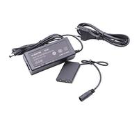 vhbw Fuente alimentación Compatible con Nikon Coolpix P100, P3, 7900, P500, P4 cámara, cámara Digital + acoplador CC (reemplaza Nikon EP-62A) 2m