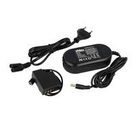 vhbw Fuente de alimentación Compatible con Fuji/Fujifilm FinePix HS30EXR cámara de vídeo, DSLR - Cable Red + acoplador CC, 2 m