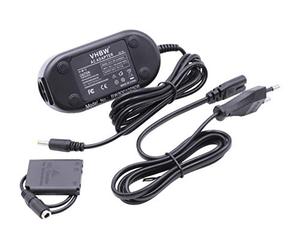 vhbw Fuente de alimentación Compatible con Fuji/Fujifilm FinePix J10, J100, J110, J110w cámara de vídeo - Cable Red + acoplador CC, 2 m