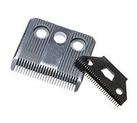 vhbw Juego de corte 2x hojas compatible con Ermila máquinas de cortar el pelo