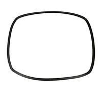vhbw Junta puerta compatible con Indesit 26C#, 31#, 26#, 20#, 52C#, 20C#, 51#, 52#, 23#, 23C#, 21#, 22C# - 43x32x0,8 cm, con gancho angular negro