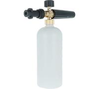 vhbw Lanzaespuma compatible con Kärcher K3, K2, K5, K4, K7, K6 hidrolimpiadora - Incl. recipiente, manguera de aspiración - Material: acero inoxidable/plástico/metal/cobre