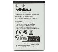 vhbw Li-Ion Batería 1200mAh (3.7V) para teléfono móvil Smartphone Doro Primo 405 y RCB215.