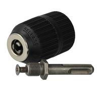 vhbw mandril de acción rápida compatible con Hikoki DV20VDW4Z, DV20VB2WUZ destornilladores, taladros, negro, rotación derecha/izquierda