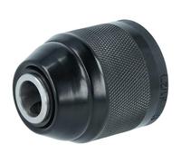 vhbw mandril de acción rápida compatible con Metabo PowerMaxx SB Basic, SB 18 LT BL, SBE 650 Impuls destornilladores, taladros, negro, rojo