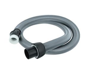 vhbw Manguera aspiradora de repuesto 1,8m compatible con AEG 903151592, 903151666, 903151667, 903151671, 903151675 negro/plateado