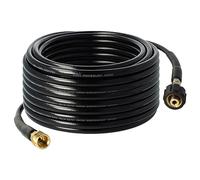 vhbw Manguera de extensión 30 m compatible con Kränzle hidrolimpiador con conexión de rosca M22 x 1,5 negro