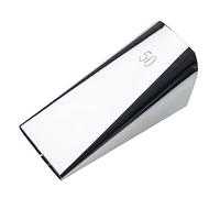 vhbw Marcador de bies 50 mm para costura, acolchado - Bias tape maker, acero inoxidable/plástico, negro/plata