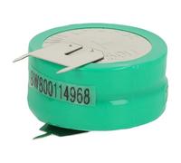 vhbw NiMH Batería de botón de Repuesto Tipo 2/V250H 3 Pines 250 mAh 2,4 V Compatible para lámparas solares, etc.