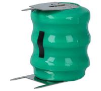 vhbw NiMH Batería de botón de Repuesto Tipo 3/V80H 3 Pines 80 mAh 3,6 V Compatible para lámparas solares, etc.