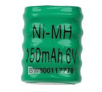 vhbw NiMH Batería de botón de Repuesto Tipo 5/V150H 150 mAh 6 V Compatible para lámparas solares, etc.