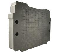 vhbw Pieza de espuma compatible con Hikoki Hit Case I-IV caja de herramientas - personalizable, espuma/espuma rígida, gris antracita