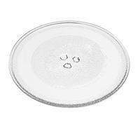 vhbw Placa de microondas compatible con Daewoo DMR703, GM66, KOC366T, KOC3605 microondas - Plato giratorio con soporte en Y, vidrio, 25,5 cm