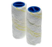 vhbw Rodillo de Microfibra (Set) Compatible con Kärcher EWM 2, 2 Premium Limpieza de Suelos Duros - Paquete Doble