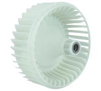 vhbw Rueda ventilador compatible con Samsung DV80M5010QW/SA, DV80M5013QX/EU, DV80M5010QW/WS secadora, lavadora - Turbina 14,8 cm blanco