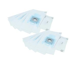vhbw Set de 12 uds. (filtro + bolsa) compatible con Bosch BSD2710, BSD2805/06, BSD2601, BSD2802/06, BSD2600, BSD2501, BSD2800 aspiradora