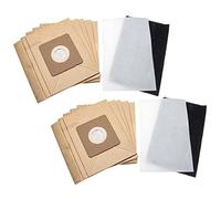 vhbw Set de 12 uds. (filtro + bolsa de papel) reemplaza Rowenta ZR003901