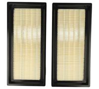 vhbw Set de 2 filtros compatible con Nilfisk Alto Attix | 40-21 XC, 50-01 PC, 50-0H PC, 50-21 XC, 50-21-PC aspiradora - Filtro principal