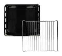 vhbw Set de 2 uds. (bandeja de horno, rejilla) compatible con Zanussi ZOU360
