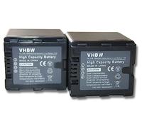 vhbw Set de 2X batería 2200 mAh Compatible con Panasonic HDC-SD800, HDC-SD900, HDC-SD909, HDC-TM900, HDC-HS900, HC-X800