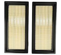 vhbw Set de 2x filtro de aspiradora compatible con Nilfisk Alto Attix 40-21 XC, 50-01 PC, 50-0H PC, 50-21 XC, 50-21-PC aspiradora - Filtro principal