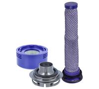 vhbw Set de 3 accesorios compatible con Dyson SV03, SV09, V6, SV05 | para V6 Absolut, SV06 aspiradora - filtro HEPA, prefiltro, cubierta del motor