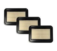 vhbw Set de 3x Filtro plisado plano compatible con Makita VC4210M aspiradora - Elemento filtrante