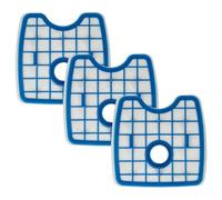 vhbw Set de 3x filtros compatible con Philips SmartPro Active FC8815, FC8814, FC8813, FC8812, FC8811, FC8810 robot aspirador