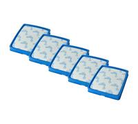 vhbw Set de 5x filtros compatible con Philips PowerPro Expert FC9731, FC9730, FC9728, FC9729, FC9732 aspiradora - Filtro de aire de entrada al motor