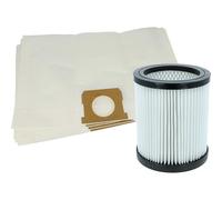 vhbw Set de 6 uds. (filtro + bolsa de papel) compatible con Stihl SE 33 aspiradora