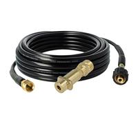 vhbw Set de accesorios de 2 uds. compatible con Kärcher K 2, 7, 4, 6, 5, 3 hidrolimpiadora - adaptador de conexión, tubo de extensión