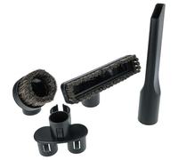 vhbw Set de boquillas de 4 uds. Compatible con Kärcher T15/1 HEPA+ESB 28, T15/1 Professional, T 171, T 151, T 191 aspiradoras - 32 mm Negro