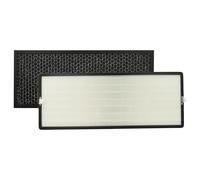 vhbw Set de filtro 2 uds. reemplaza Rowenta XD6077F0, XD6061F0 para purificador de aire - filtro carbón activo, filtro Hepa