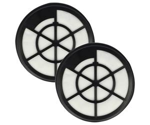 vhbw Set de filtros 2x Filtro compatible con Bosch BGC05AAA1/03 | BGC05AAA2/02, BGC05AAA2/03 aspiradora - Filtro de aire de salida, negro / blanco