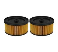vhbw Set de filtros 2x Filtro plisado compatible con Kärcher WD 5.500M, WD 5.600MP, WD 5.800 eco!ogic aspiradora en seco y húmedo - Filtro, cartucho