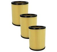 vhbw Set de filtros 3x Filtro plisado compatible con Hikoki/Hitachi WDE 3600, 1200, 1200M aspiradora - Filtro, cartucho
