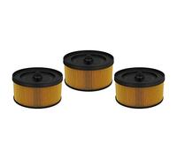 vhbw Set de filtros 3x Filtro plisado compatible con Kärcher WD 4, WD 4.200, WD 4.250, WD 4.290 aspiradora en seco y húmedo - Filtro, cartucho